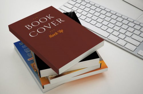 Beautiful book cover mockup design