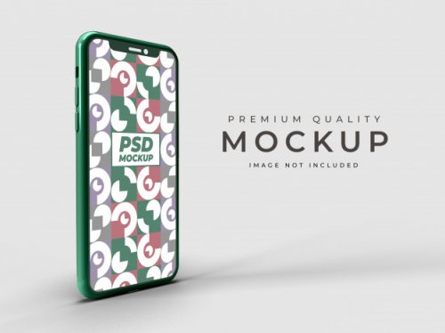 Realistic smartphone mockup