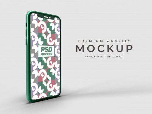 Realistic smartphone mockup