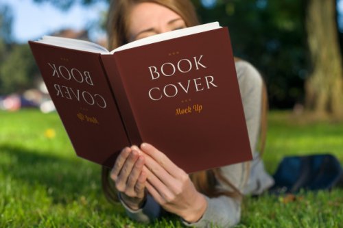 Beautiful book cover mockup design