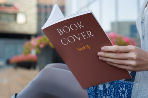 Beautiful book cover mockup design