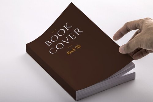 Beautiful book cover mockup design
