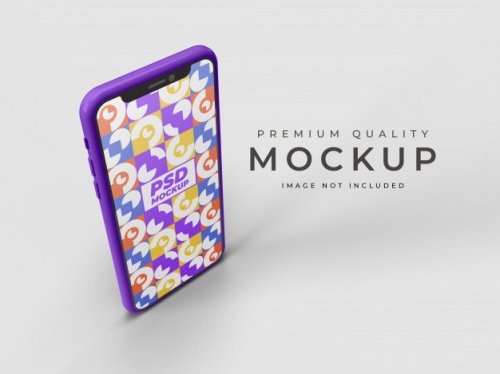 Realistic smartphone mockup