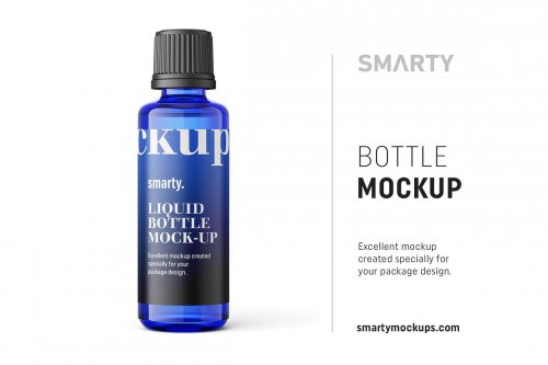 Essential oil bottle mockup 50ml 4824573