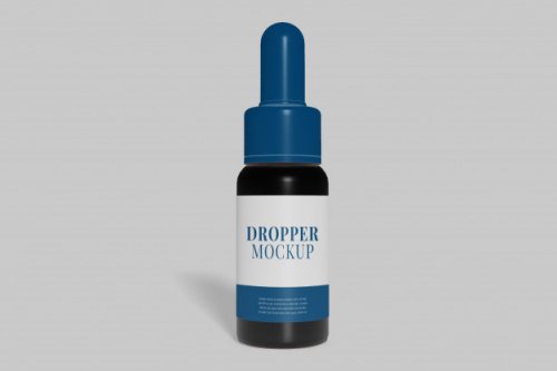 Dropper bottle mockup