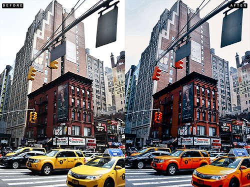 Famous City's / NEW YORK - Photoshop Action