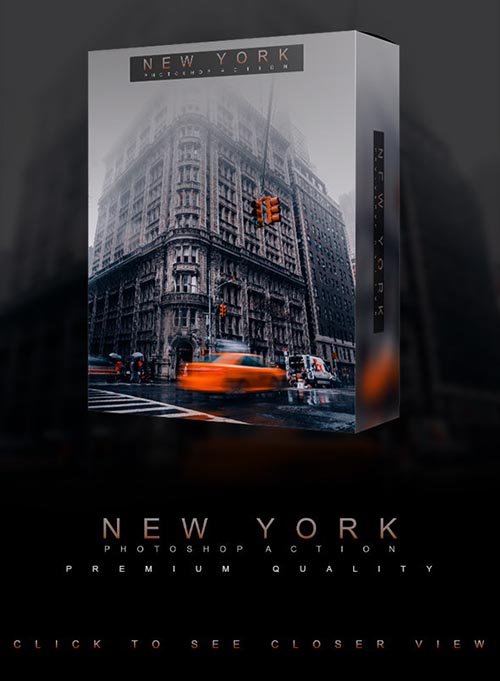 Famous City's / NEW YORK - Photoshop Action