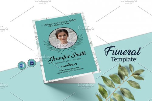 Funeral Program Template V953 4341525