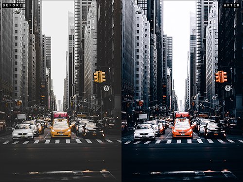 Famous City's / NEW YORK - Photoshop Action