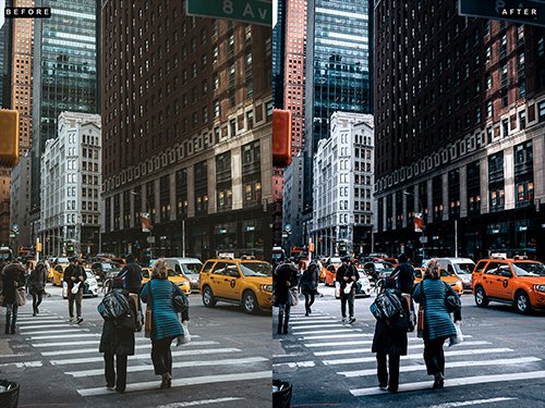 Famous City's / NEW YORK - Photoshop Action