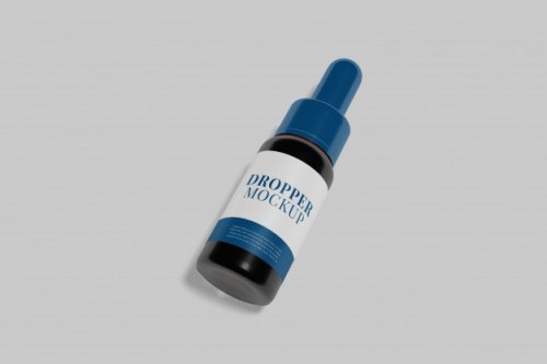 Dropper bottle mockup