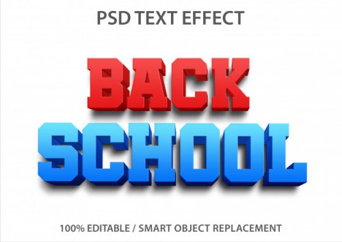 Text effect Back to School