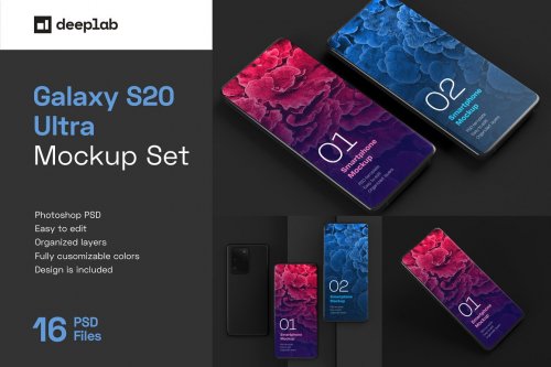 Galaxy S20 Ultra Device Mockup 5217166