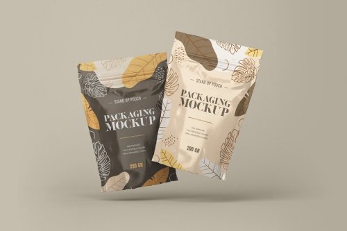 Stand Up Pouch Mockup Set 5284160