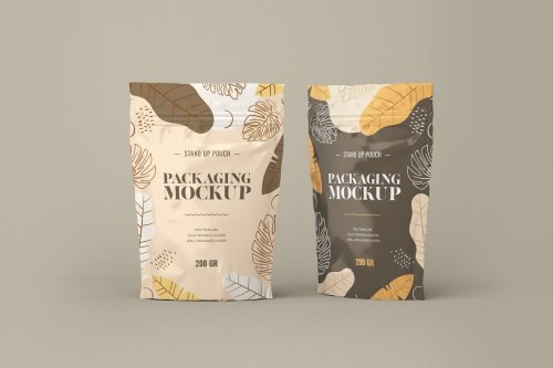 Stand Up Pouch Mockup Set 5284160