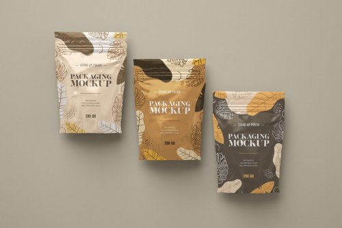Stand Up Pouch Mockup Set 5284160