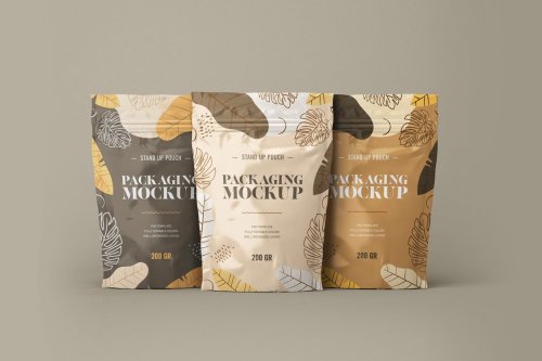 Stand Up Pouch Mockup Set 5284160