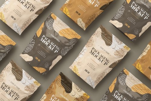 Stand Up Pouch Mockup Set 5284160