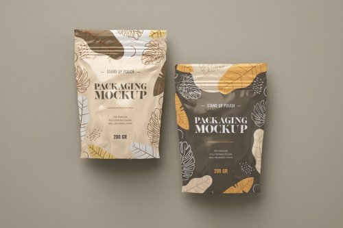 Stand Up Pouch Mockup Set 5284160