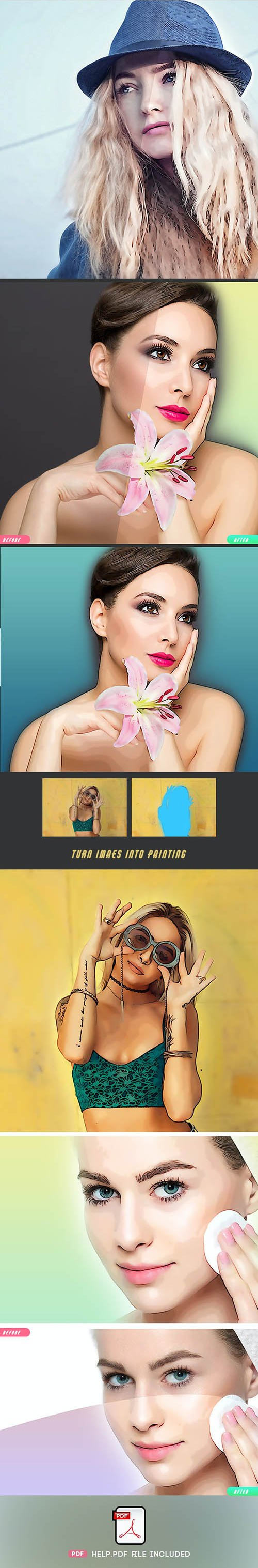 Painting Art Photoshop Action 27005966