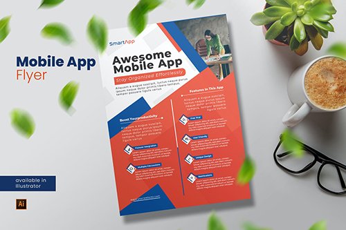 Mobile App Flyer