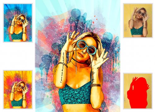 Vector Pop Art Photoshop Action 5210140