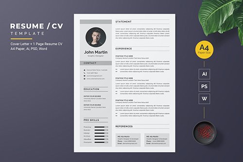 Modern Resume / CV Template