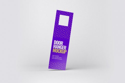 Door Hanger Mockup Set 5307401