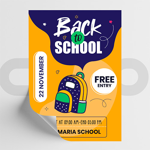 Back to School Flyer Template