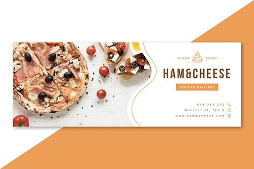 Facebook food restaurant cover design