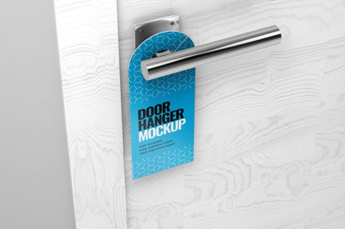 Door Hanger Mockup Set 5307401