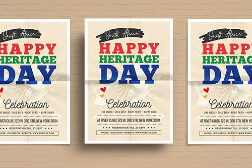 Heritage Day Flyer Template