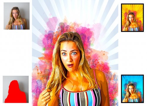 Vector Pop Art Photoshop Action 5210140