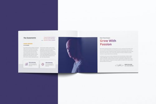 Clean & Modern Multipurpose Brochure V3 Landscape