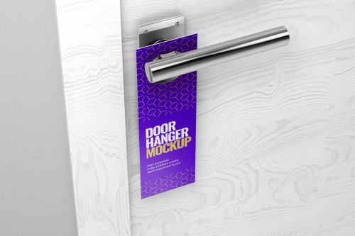 Door Hanger Mockup Set 5307401