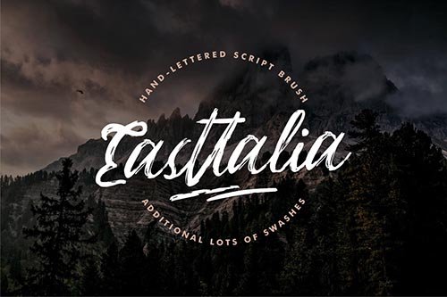 Eastallia | Hanbrush Script