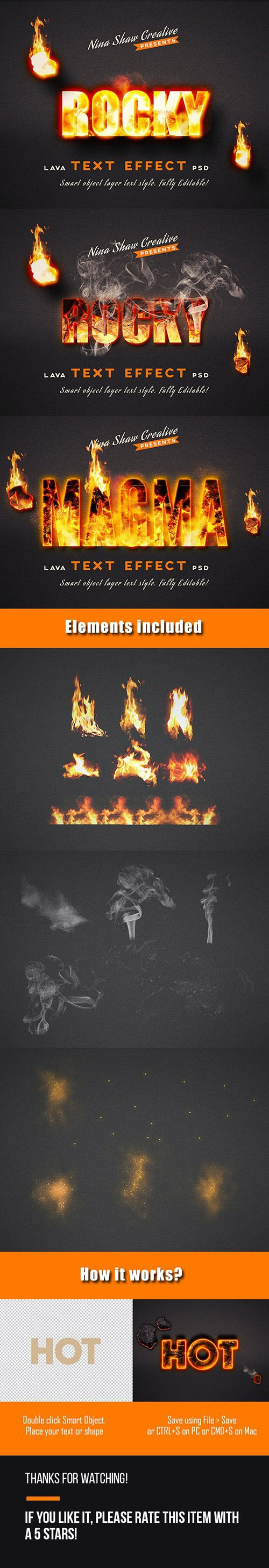 Lava Text Effects 28342548