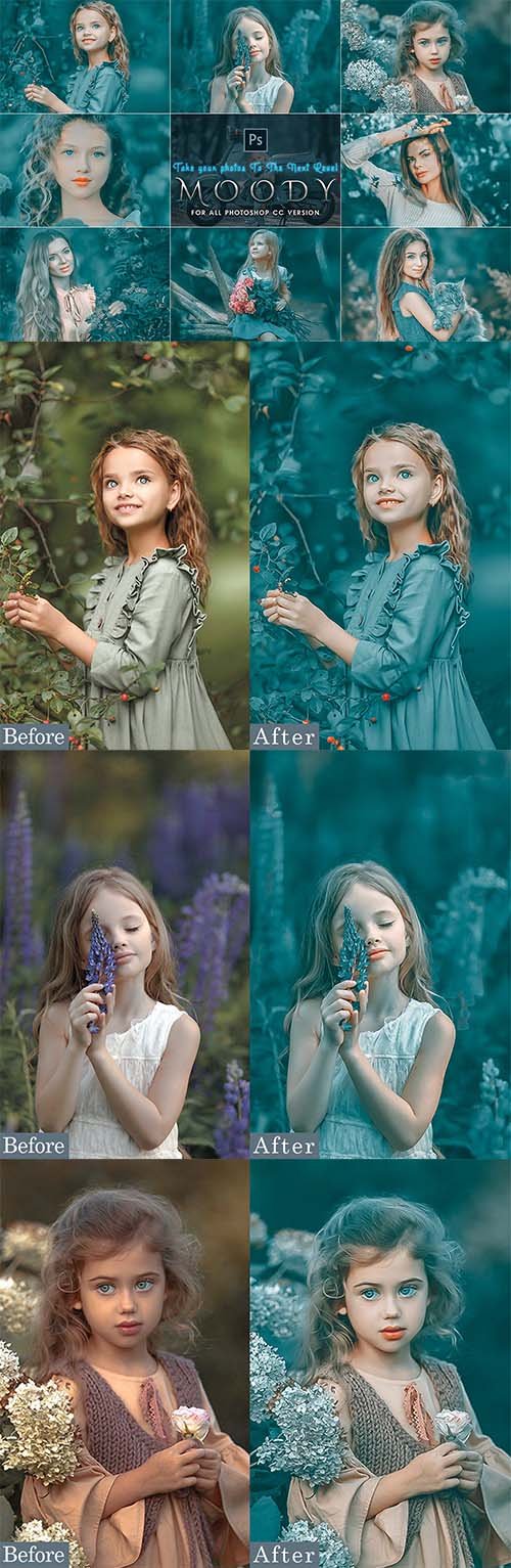 Moody Photoshop Actions