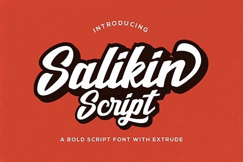 Salikin Script Font