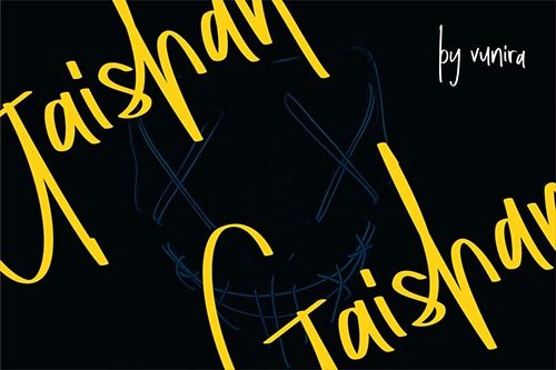 Gaishan | Script Display Font