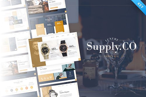 Supply.Co – Luxury Marketplace Keynote Template