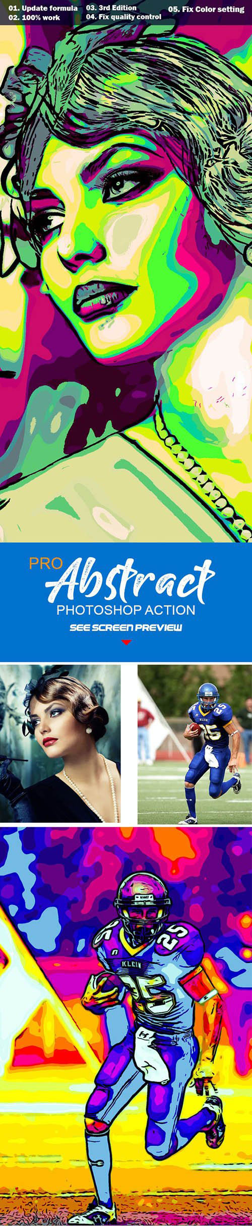 Pro Abstract Photoshop Action 27540213