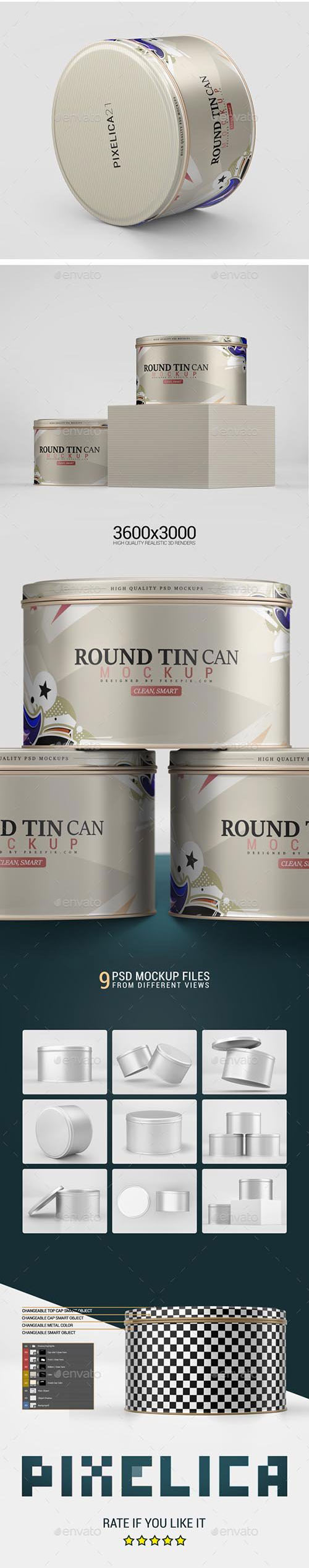 Round Tin Can Mockup 27503349
