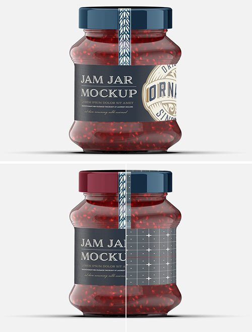 Jam Jar Mockup 328596535