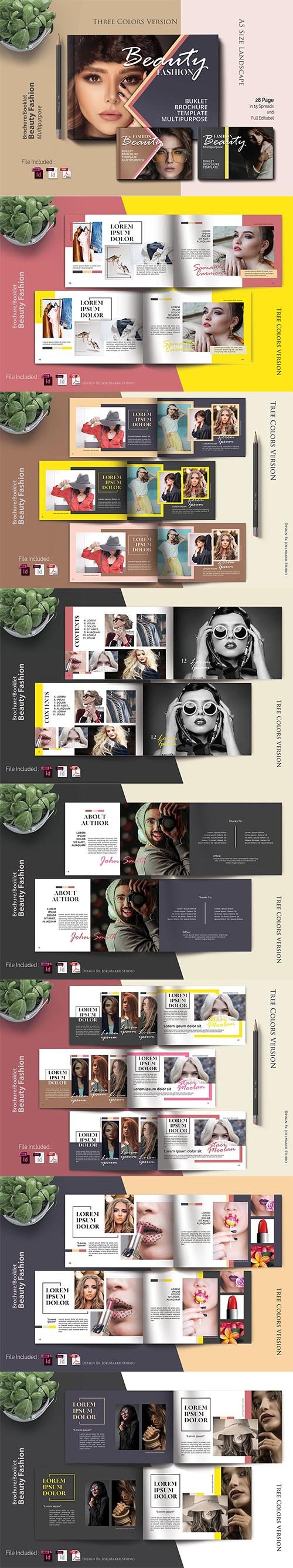 A5 Beauty - Booklet Brochure Template