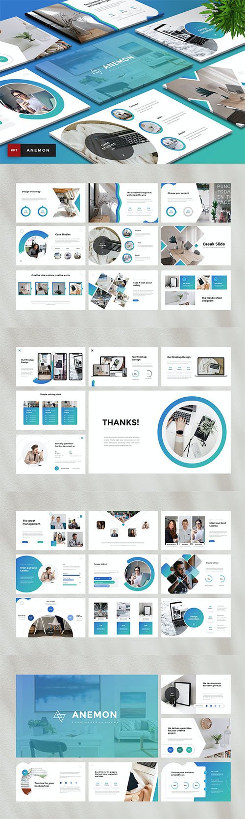 Anemon - StartUp PowerPoint Template