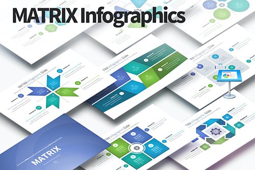 MATRIX - Keynote Infographics Slides