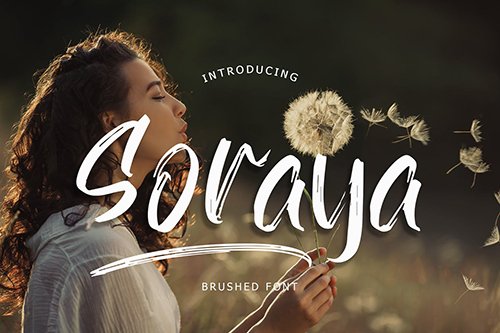 Soraya Brushed Font
