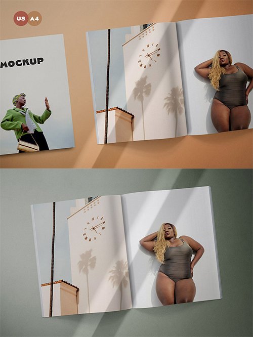 Magazine Layout Mockups