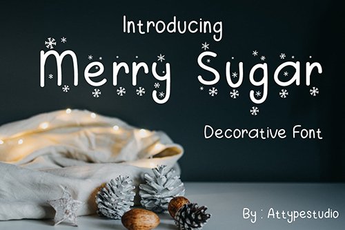 Merry Sugar - Display Font